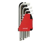 Hex key set 10 pc 2-12 mm (YT-0509)