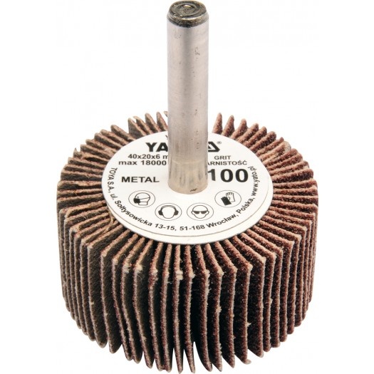 140730085739_yt-83354 Flap Wheel With Shaft 40x20x6 P150 (YT-83356)