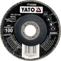Šlifavimo diskas lapelinis išgaubtos formos 125mm P40 (YT-83292)