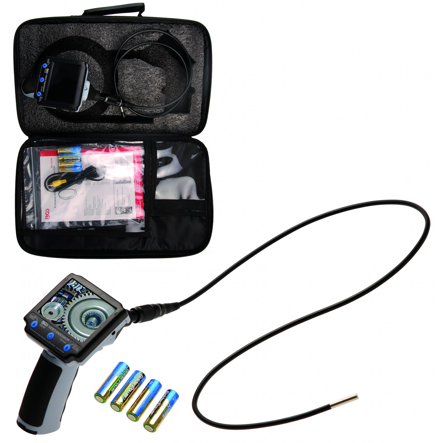 Video Borescope with LCD Monitor (63245)