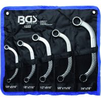 Obstruction Ring Spanner Set | Inch sizes | 1/4" - 7/8" | 5 pcs. (1222)