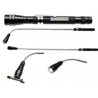 Extendable LED Flashlight with Magnetic Pick Up Tool | "2-IN-1" (9303)