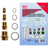 534-pcs. Oil Drain Plug Screws and Aluminum O-Ring Assortment (8119)
