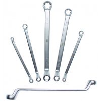 Double Ring Spanner Set with E-Type Ring Heads | deep