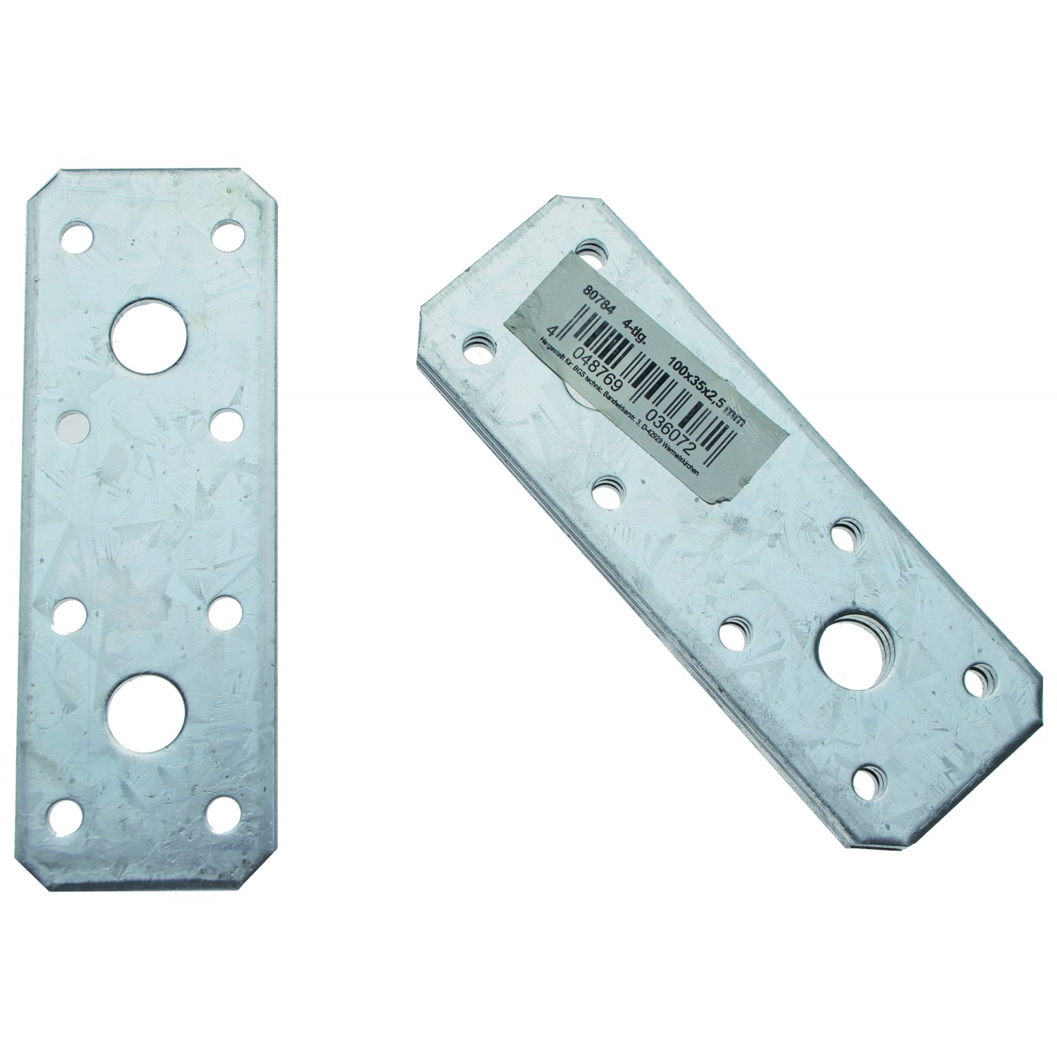 151025113851_80784 4-piece Flat Connector 100x35x2.5 mm (80784)