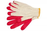 ONE SIDE COATED GLOVES / 10PAIRS (74164)