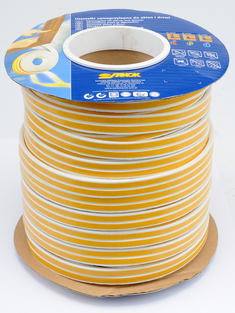160106090205_0 EPDM RUBBER SEAL TYPE P WHITE 100M (76756)