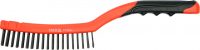 Plastic handle wire brush 3 rows (YT-6330)