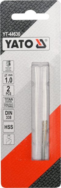 Grąžtas metalui HSS-TIN 1.0 mm