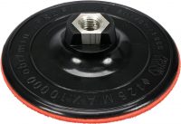 RUBBER DISC FOR ANGLE GRINDER WITH VELCRO 125MM (08500)