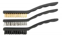 Plastic Handle Wire Brush Set 3pcs 170mm (06963)
