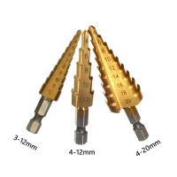 3pcs HSS titanium coated step drill set (SK1616)
