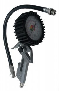 Pistol grip air inflator with gauge (TG-10)