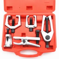 Front End Service Ball Joint Separator Pitman Arm Tie Rod Puller Tool Kit | 5 pcs (SK1032)