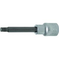 Bit Socket | length 100 mm | 12.5 mm (1/2") Drive | Spline (for XZN) | M7 (4432)