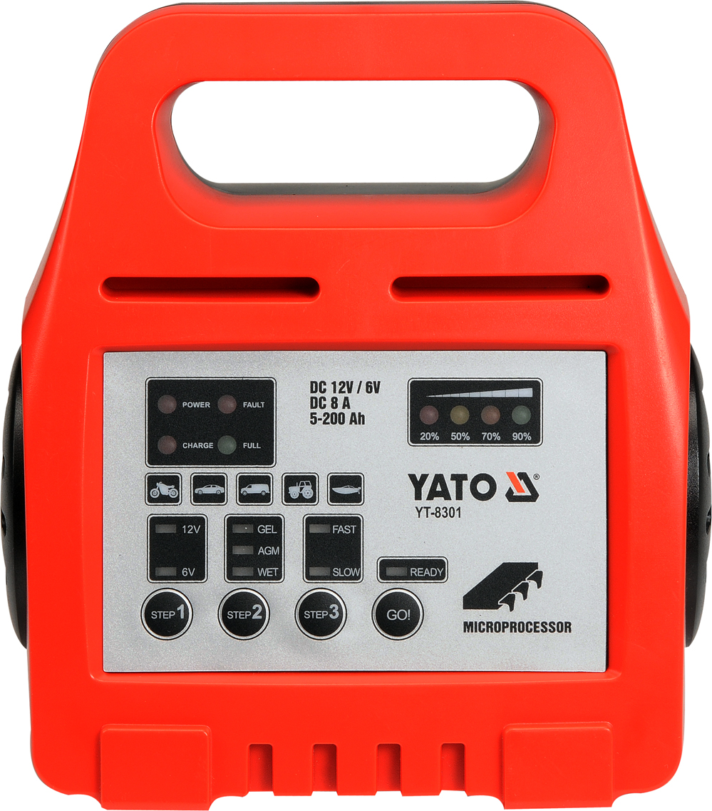 170603013412_0 Battery charger 6/12V 8A 5-200ah (YT-8301)