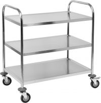 SERVICE TROLLEY 3 TIERS ROUND (YG-09091)
