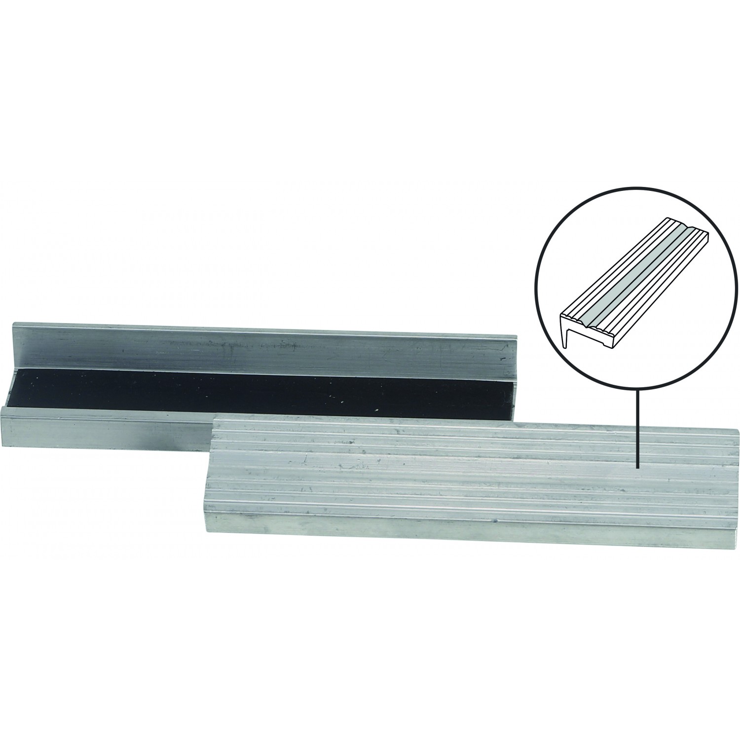 170722115754_9282 Bench Vice Jaw Protector | Aluminium | 125 mm | 2 pcs. (9282)