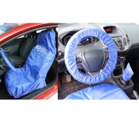 Universal Seat and Steering Wheel Cover Set