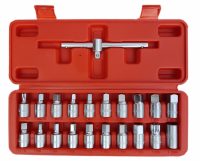 21Pcs Oil Drain Plug Key Set (SK1460B)