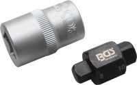 Oil Drain Plug Socket | 4-pt. | 8 mm + 10 mm (8991)