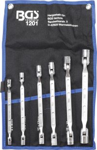 Double Ring Spanner Set with flexible Heads | 6 pcs. (1201)