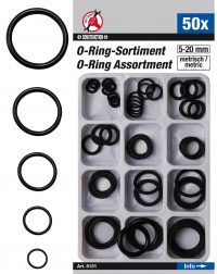 O-Ring Assortment | Ø 5-20 mm | 50 pcs. (8131)