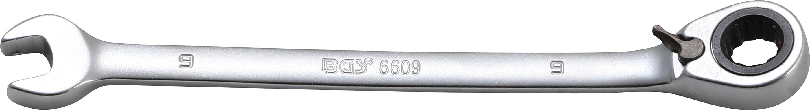 Ratchet Combination Wrench | reversible | 9 mm (6609)
