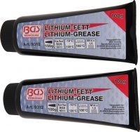 Lithium Grease for Grease Gun BGS 9311 | 2 Tubes (9312)