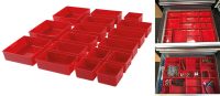 Plastic Strorage Trays | for Workshop Trolley | 17 pcs. (9550)