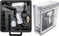 Air Impact Wrench with Tool Set | 12.5 mm (1/2") | 320 Nm | 16 pcs. (3211)