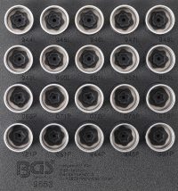 Rim Lock Socket Set for Volvo | 20 pcs. (9653)