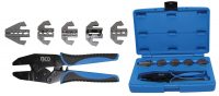 Crimping Pliers Set with 5 Pairs of Jaws (9098)