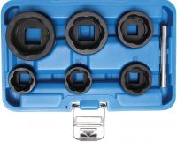 Special Socket Set / Screw Extractor | 12.5 mm (1/2") + 20 mm (3/4") drive | 22 - 41 mm | 6 pcs. (5268)