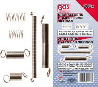 Spring Assortment | compression and Extension spring | 200 pcs. (8047)
