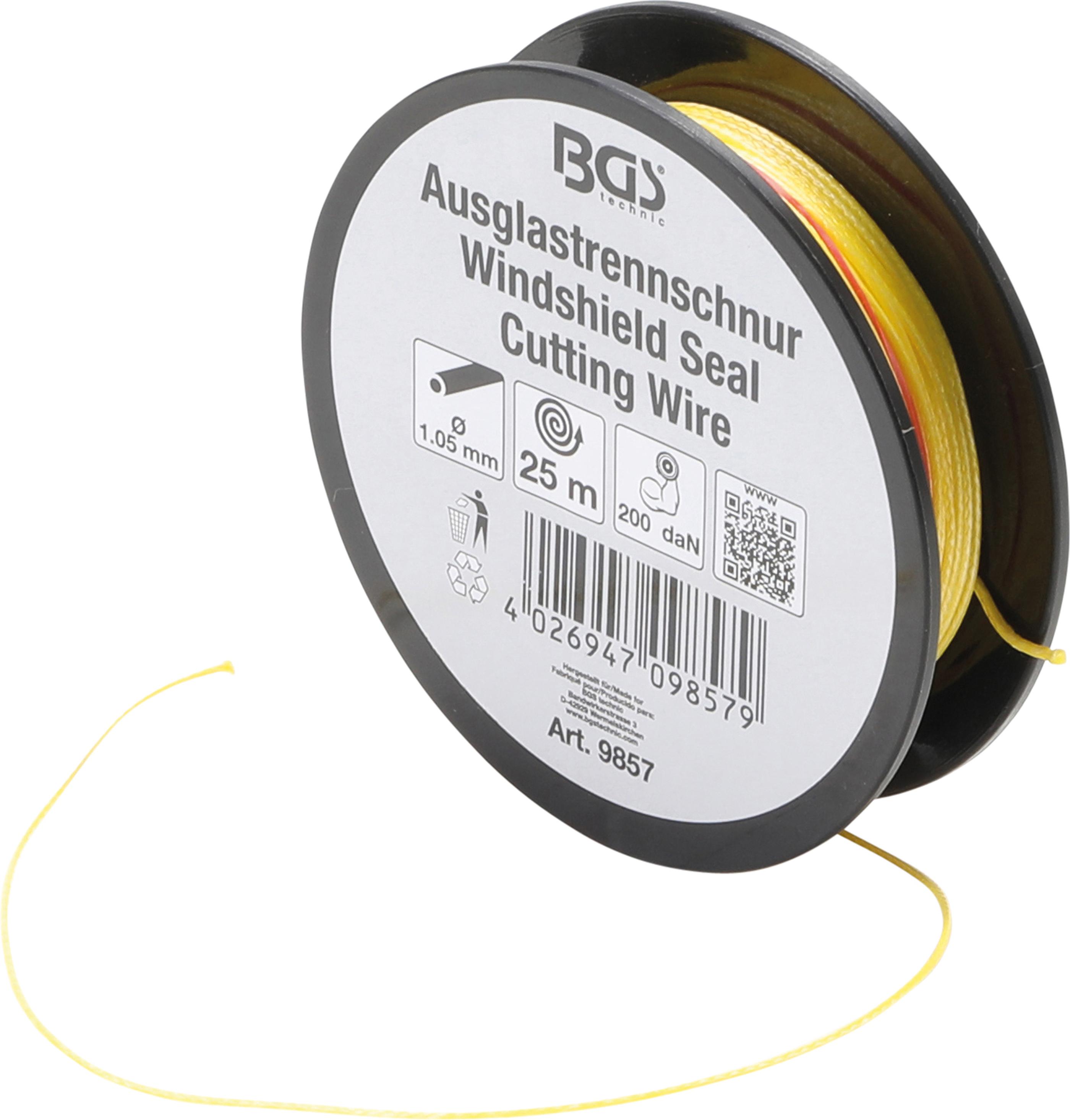 stiklo-pjovimo-viela-25-m-200-dan-9857_1901270618091 Windshield Seal Cutting Wire | 25 m | 200 daN (9857)