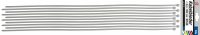 Cable Tie Assortment | white | 8.0 x 1000 mm | 10 pcs. (80779)