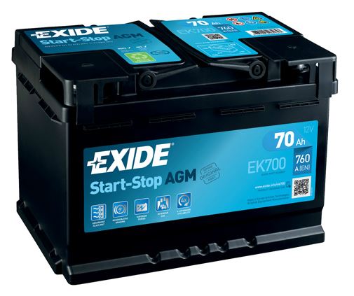 Akumulators EXIDE AGM AK-EK700