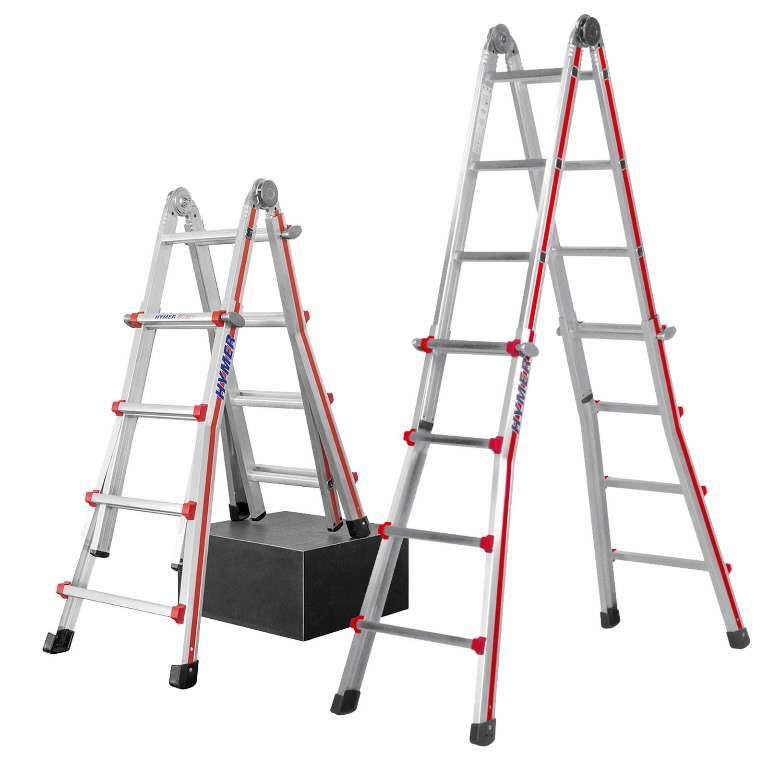 Telescopic ladder 4x6 steps
