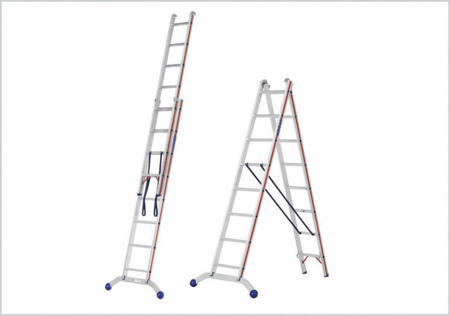 Combination ladder 2x8 steps 2