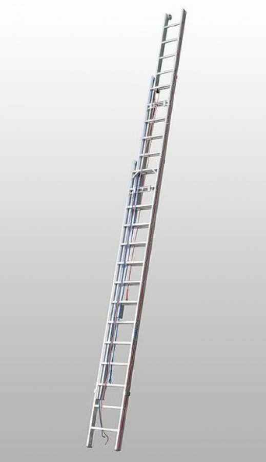 3 sekciju kāpnes ar velkamo virvi SC 40 3x14