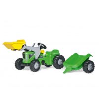 Traktors ar pedāļiem ar piekabi un kausu rollyKiddy Futura 630035 (2