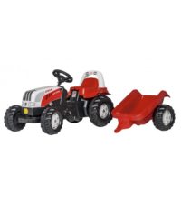 Traktors ar pedāļiem un piekabi Rolly Kid Steyr 6165 CVT 012510  (2