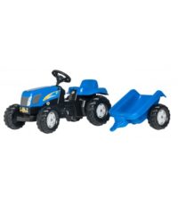 Bērnu traktors ar pedāļiem rollyKid NH T7040  (2